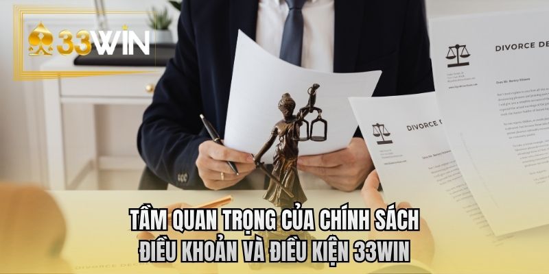 Tầm quan trọng của chính sách điều khoản và điều kiện 33WIN